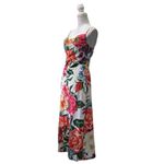 SheIn Tropical Print Spaghetti Strap Floral Drape Neckline Dress Sz 4 Photo 3