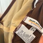 Sun Streak Brown One Piece‎ Swimsuit Size 8 Photo 6