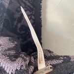 Free People black gray sleeveless print jacquard bodycon dress Photo 6