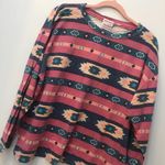 Vintage Nuovo Aztec Long Sleeve Crew size Med Photo 1