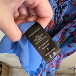 ASTR The Label Women’s Blended Blue Floral Midi Dress Small Photo 8