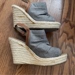 Soda  Canvas Sling Back Wedge Women Size 7 Photo 2