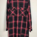 ZARA  | Womens Red Long Sleeve Buttondown Shirt Photo 0