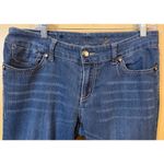 Seven 7 Bejeweled Mid Rise Flare Jeans Size 10 Photo 3