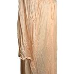 Vintage Gossard Nylon Nightgown Robe L Peach Buttons Bell Sleeves Union Made Size L Photo 5
