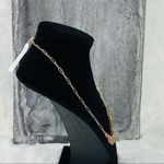 Anna & Ava Multicolor Crystal Fashion Curved Bar Necklace Gold NWT Photo 5