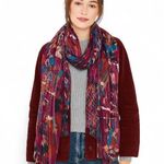 Boutique Abstract Print Blanket Scarf Pink One Size Photo 0