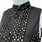 Anthropologie KAS New York | 0 | Sleeveless Cutout Mock Neck Lined Shift Dress Photo 3