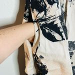 CHRISTIAN SIRIANO White & Black Floral Full Skirt V Photo 8