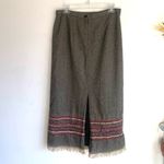 Sag Harbor Vintage  Boho Fringe Hem Maxi Length Skirt Sz 12 Photo 4