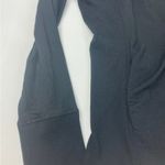 Caslon  Black Moto Style Offside Zip Sweatshirt Size S Photo 3