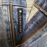 Lucky Brand  Embroidered Floral High Rise Cropped Jeans Denim‎ Blue Size 6/28 Photo 9