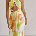 Sabo Skirt  Jorah Maxi Dress - Retro Bloom | NWT Photo 0