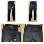 Brockenbow Emma Artemis Bicolor Skinny Jeans 24 Two Tone Denim Mid Rise New Photo 2