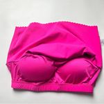 Danskin Scallop Hem Womens Thin Double Strap Crop Tank Luminous Pink Sz L Photo 7