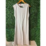 Free People  FP BEACH Simone Maxi Exposed Back Dress Size Small NWT Gray Photo 2