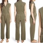 frame denim Frame Le Service Twill Jumpsuit In Militia Green Photo 9