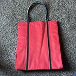 Clinique  Bag Orange L 15” x W 12 “ Pink lining Women's Tote Photo 2