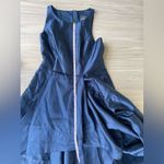 Adrianna Papell Navy Blue Maxi Dress Photo 6