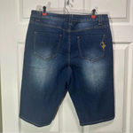 None NWT‎ Phat Fashions 18 Bermuda Denim Shorts Photo 3
