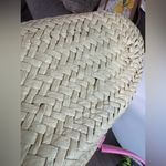 ON 34TH Isabella Pink and Tan Women's Straw Tote Bag Photo 13