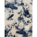 C by Bloomingdale's Cashmere Toile Crewneck Sweater Blue Cream Size XL Photo 5