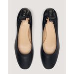 Everlane The Day Heel Pump Black Leather Round Toe Size 6.5 Photo 3
