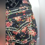 Miss Me  Womens Cargo Ankle Skinny Jeans Black Multicolor Floral Stretch Denim 30 Photo 12