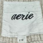 Aerie Corduroy Shirt Jacket L 26” p2p Cream EUC Photo 2