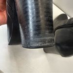 Nine West  Magic Black Leather Tall Knee High Boots Block Heel Women's Size 9 M Photo 10