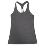 Lululemon Cool Racerback II Tank Top Heathered Black Size 8 Photo 2