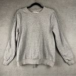 Current Air  Anthro Medium Crewneck Tie Back Feminine Boho Y2K Hippie Peasant Photo 0