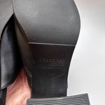 Selected Femme Black Leather Mules Block Heel Square Toe Y2K 90s Vibe Size 9 NEW Photo 9