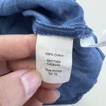 Madewell  Shirt‎ Womens XS Blue Off Shoulder Chambray 100% Cotton Peasant Boho Photo 3