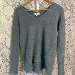 Pink Rose Super Soft  Dusty Blue Sweater Photo 0