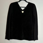 Ecru  black genuine leather lasercut mixed media blouse Photo 0