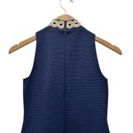 Lilly Pulitzer Callista Shift Dress in True Navy With Gold Lace Trim Size XXS Photo 6