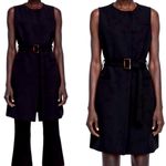 ZARA  belted vest dress -size S. Style # 7815-779 Photo 2