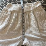 Aerie  Gauzy High Waisted Cargo Pant Size XS White Photo 10