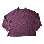 Fashion Bug Burgundy V-neck Donegal Soft Acrylic Sweater 26/28 Photo 3