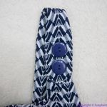 NEW Seea Free People Seea Georgia Surf Top in navy mini chevron, XS Blue Photo 9