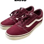 Vans  Old Skool Burgundy Low Top Lace Up Sneakers Men Size 6 Women Size 7.5 Photo 0