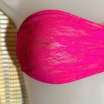 PINK - Victoria's Secret  Hot Pink Lace Bandeau Small S Photo 5