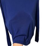 Eileen Fisher  Tencel Boxy Crewneck Long Sleeve Top XS Royal Blue Photo 5