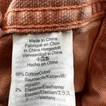 Madewell  Slim Emmett Wide Leg Pants High Waist Pockets Orange 25P Photo 3