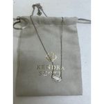 Kendra Scott Elisa Silver Pendant Necklace in Ivory Mother-of-Pearl Photo 4