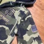 New Era Camo Fleece Jacket San Francisco Giants XS Black Photo 3