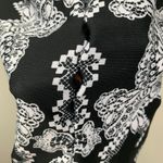 R & K Women's Black & White Sleeveless Dress Size 8 career Workwear Shift FLAWED Photo 5