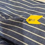 Tularosa Maida Ruffle Dress in Blue & White Stripe Photo 5