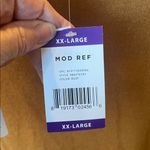 Mod Ref  Rust V Neck Top Womens XX Large Autumn Gold Short Sleeve Photo 4